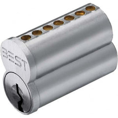 Stanley - Push-Button Lock with Interchangeable Core Lever Lockset for 1/4" Thick Doors - Exact Tool & Supply