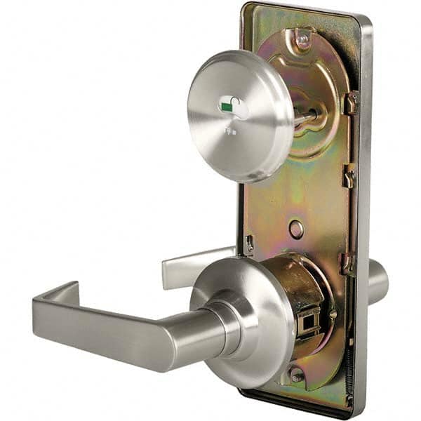 Stanley - Privacy Lever Lockset for 1-3/8 to 1-3/4" Thick Doors - Exact Tool & Supply