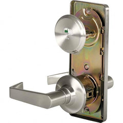 Stanley - Privacy Lever Lockset for 1-3/8 to 1-3/4" Thick Doors - Exact Tool & Supply