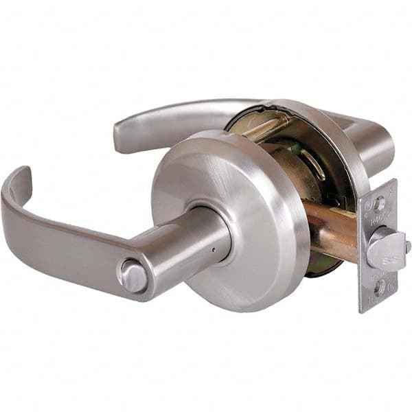 Stanley - Storeroom Lever Lockset for 1-3/8 to 2" Thick Doors - Exact Tool & Supply