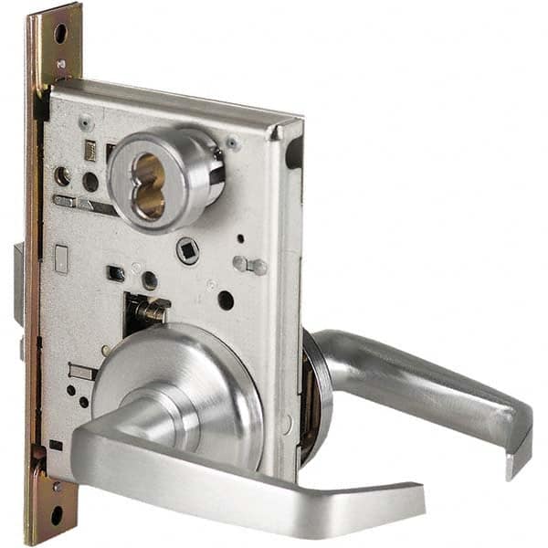 Best - Storeroom Lever Lockset for 1-3/4" Thick Doors - Exact Tool & Supply