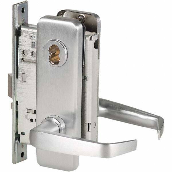 Best - Storeroom Lever Lockset for 1-3/4" Thick Doors - Exact Tool & Supply