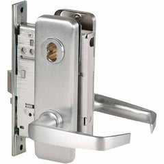 Best - Storeroom Lever Lockset for 1-3/4" Thick Doors - Exact Tool & Supply