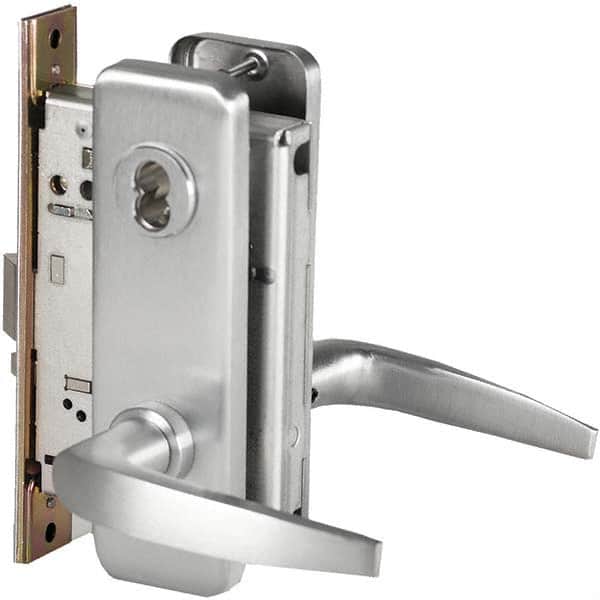 Best - Storeroom Lever Lockset for 1-3/4" Thick Doors - Exact Tool & Supply