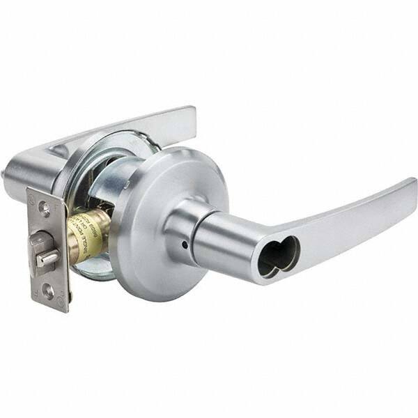 Stanley - Storeroom Lever Lockset for 1-3/8 to 1-3/4" Thick Doors - Exact Tool & Supply