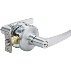 Stanley - Storeroom Lever Lockset for 1-3/8 to 1-3/4" Thick Doors - Exact Tool & Supply