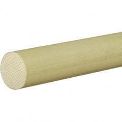 USA Sealing - 1' x 1-1/2" Yellow Garolite (G-10/FR4) Rod - Exact Tool & Supply