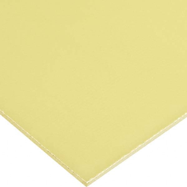 USA Sealing - 2' x 4" x 1" Yellow Garolite Rectangular Bar - Exact Tool & Supply