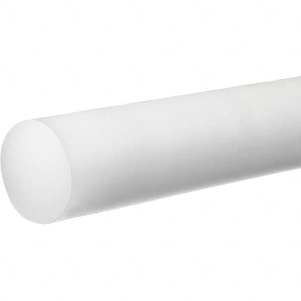 USA Sealing - 4' x 5/8" White PTFE Rod - Exact Tool & Supply