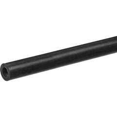 USA Sealing - 1/8" ID x 3/16" OD, 48" Long, Black Carbon Fiber (Unidirectional) Round Tube - Exact Tool & Supply