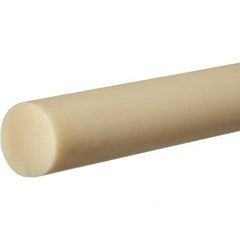 USA Sealing - 6' x 1-1/4" Beige ABS Rod - Exact Tool & Supply