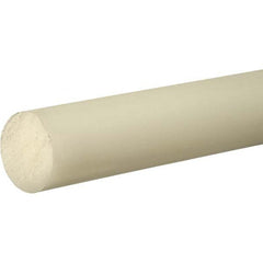 USA Sealing - 1' x 2" Semi-Clear White Polypropylene Rod - Exact Tool & Supply