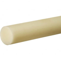 USA Sealing - 6' x 1" Off-White Nylon 6/6 Rod - Exact Tool & Supply
