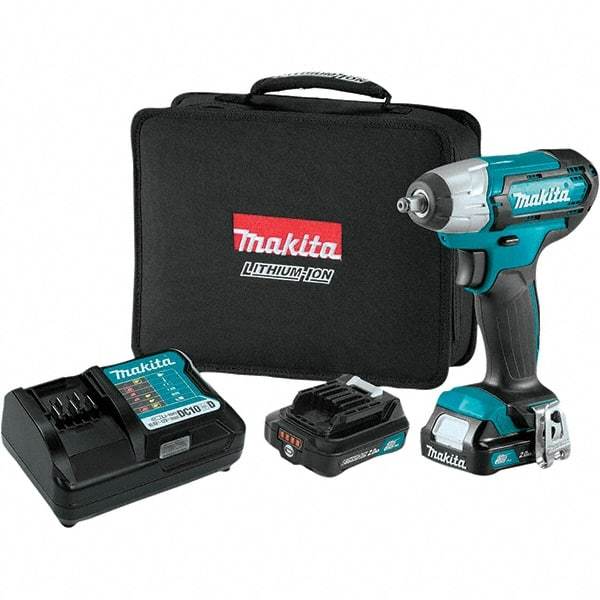 Makita - Cordless Impact Wrenches & Ratchets Voltage: 12.0 Drive Size (Inch): 3/8 - Exact Tool & Supply