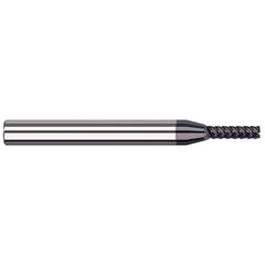 Harvey Tool - Square End Mills; Mill Diameter (Inch): 1/8 ; Mill Diameter (Decimal Inch): 0.1250 ; Length of Cut (Inch): 1/2 ; Length of Cut (Decimal Inch): 0.5000 ; Material: Solid Carbide ; Finish/Coating: AlTiN Nano - Exact Tool & Supply