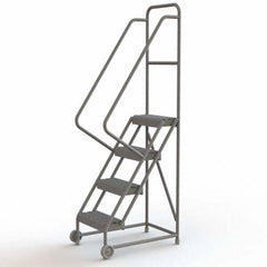TRI-ARC - Rolling & Wall Mounted Ladders & Platforms Type: TiltNRoll Rolling Ladder Style: Tilt & Roll Safety Ladder - Exact Tool & Supply