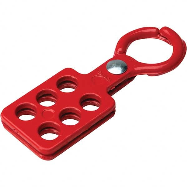 Brady - Lockout Hasps Hasp Type: Scissor-Action Jaw Type: Single Jaw - Exact Tool & Supply