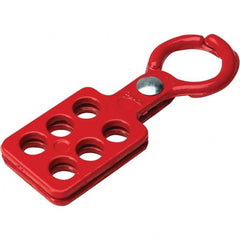 Brady - Lockout Hasps Hasp Type: Scissor-Action Jaw Type: Single Jaw - Exact Tool & Supply