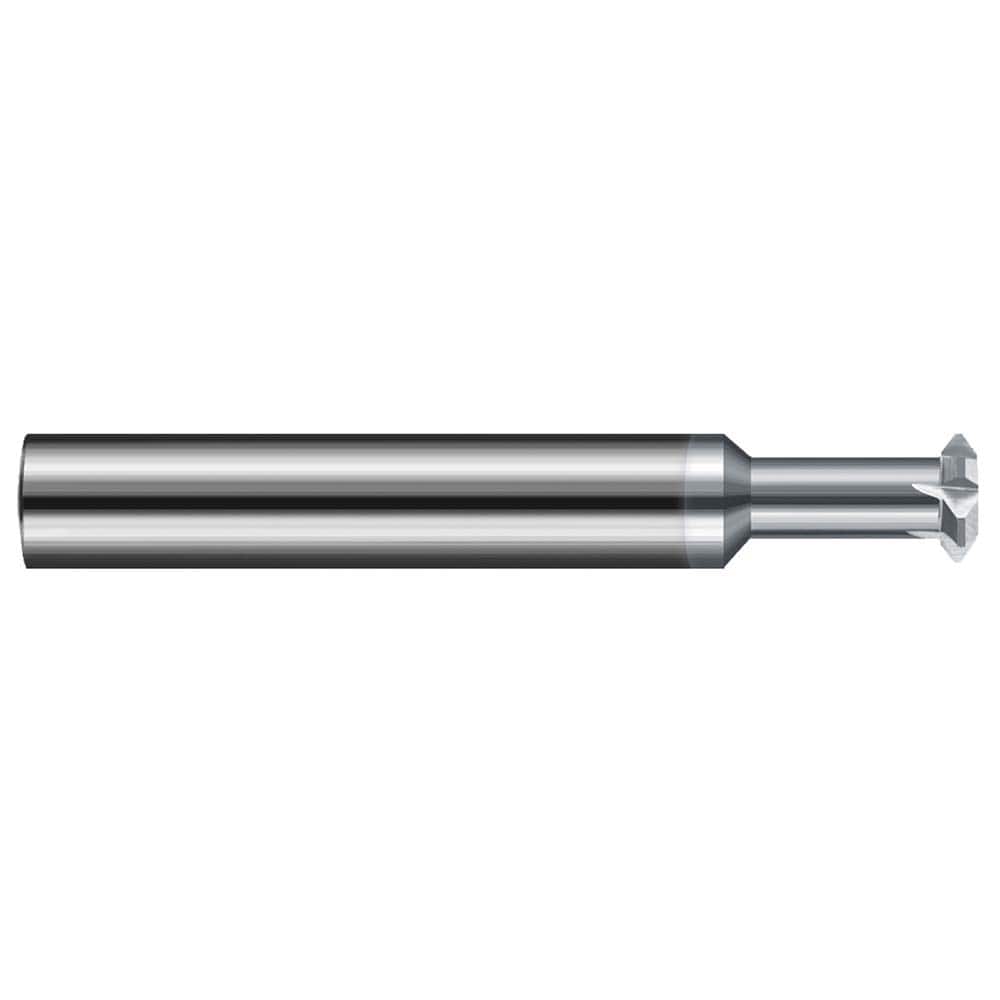 Harvey Tool - 5/8° 5/8" Cut Diam, 0.2075" Cut Width, 5/8" Shank, Solid Carbide Double-Angle Cutter - Exact Tool & Supply