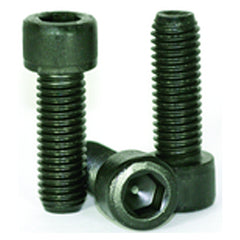 #10-24 × 3/8″ - Black Finish Heat Treated Alloy Steel - Cap Screws - Socket Head - Exact Tool & Supply