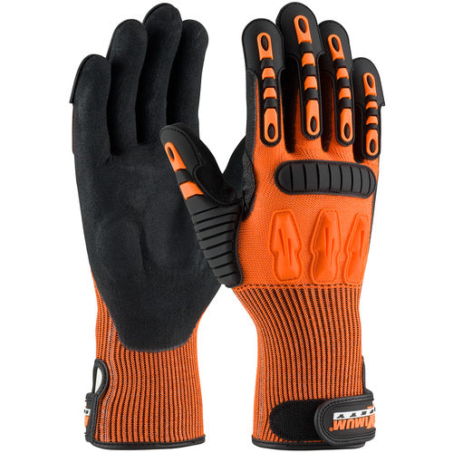 ‎120-5150/M Oil /Gas Gloves - Maximum Safety TuffMax5 - Nitrile Coated Palm - TPR Reinforcements - EN5 - Exact Tool & Supply