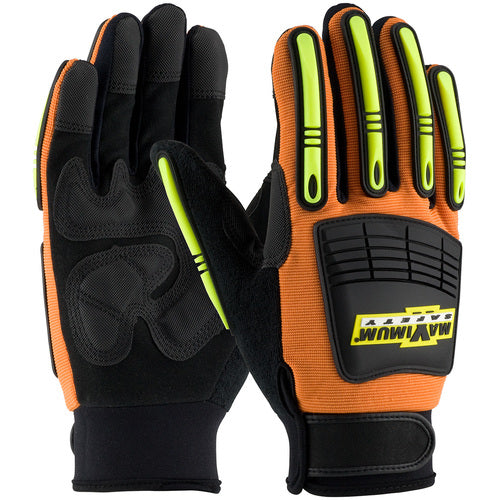 ‎120-5900/XL Oil /Gas Gloves - Maximum Safety MOG - Synthetic Leather Palm w/ TPR Protection - Exact Tool & Supply