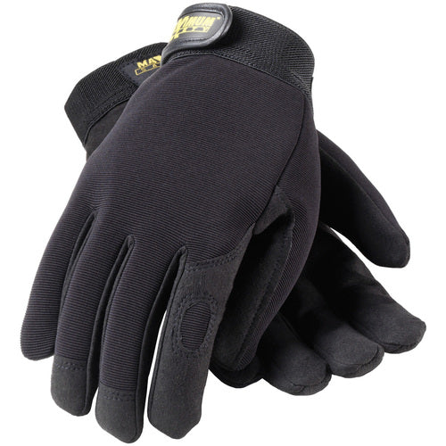 120-MX2805/XL Mechanics Gloves - Professional Mechanic's Gloves - Black - Exact Tool & Supply