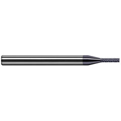 Harvey Tool - 3/64" Cut Diam, 1/8" Shank Diam, Solid Carbide Double Cut Square Burr - Exact Tool & Supply