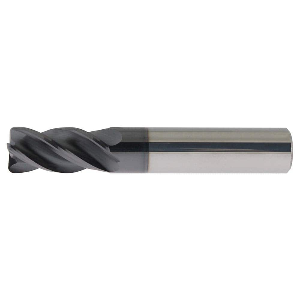 ProMax - Corner Radius & Corner Chamfer End Mills; Mill Diameter (Inch): 1/4 ; Mill Diameter (Decimal Inch): 0.2500 ; End Type: Single ; Corner Radius (Inch): 0.0200 ; Number of Flutes: 4 ; Material: Solid Carbide - Exact Tool & Supply