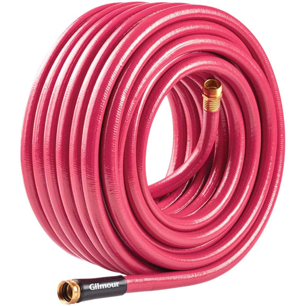 Gilmour - Water & Garden Hose; Type: Farm & Ranch ; Length (Feet): 90.000 ; Thread Size: 5/8 ; Hose Diameter (Inch): 0.63 ; Material: Rubber; Vinyl Blend ; Working Pressure (psi): 500.000 - Exact Tool & Supply