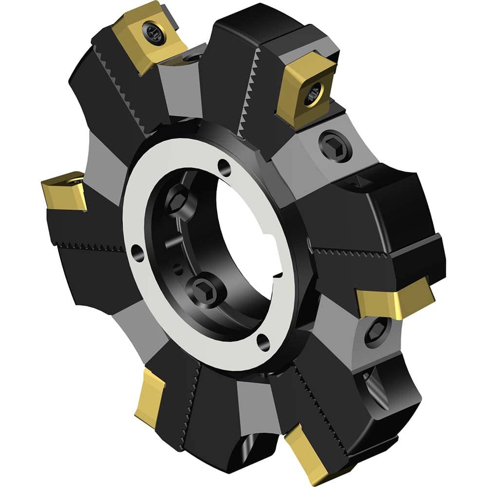 Sandvik Coromant - Indexable Slotting Cutters; Connection Type: Arbor Hole ; Maximum Depth of Cut (mm): 7.60 ; Cutter Diameter (mm): 80.00 ; Hole Diameter (mm): 27.0000 ; Number of Teeth: 6 ; Toolholder Style: L331.52 - Exact Tool & Supply