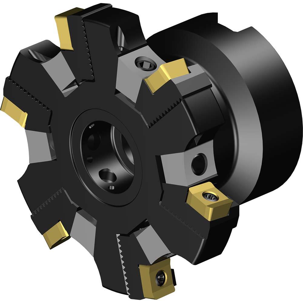 Sandvik Coromant - Indexable Slotting Cutters; Connection Type: Arbor Hole ; Maximum Depth of Cut (mm): 7.60 ; Cutter Diameter (mm): 80.00 ; Hole Diameter (mm): 27.0000 ; Number of Teeth: 6 ; Toolholder Style: R331.52 - Exact Tool & Supply