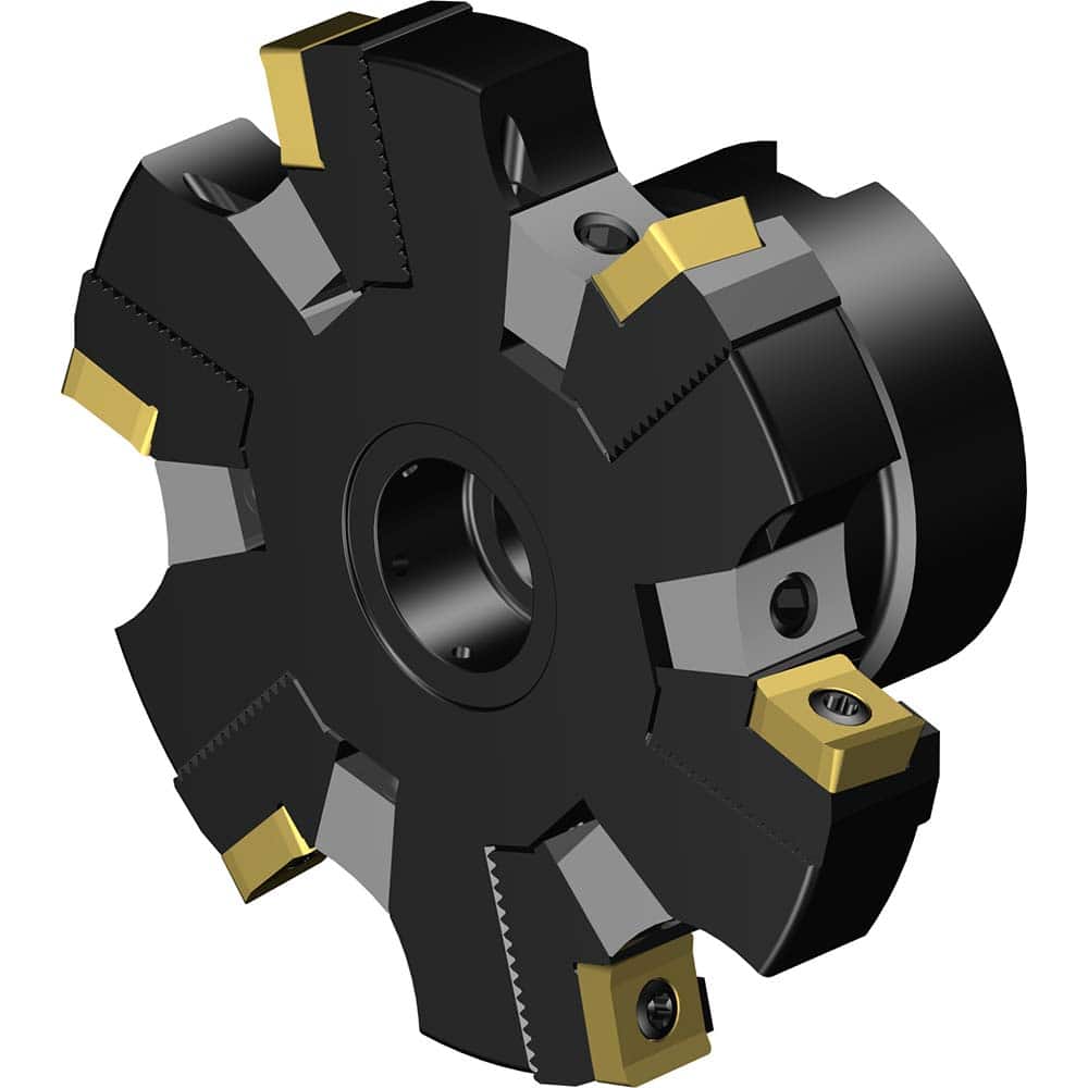 Sandvik Coromant - Indexable Slotting Cutters; Connection Type: Arbor Hole ; Maximum Depth of Cut (mm): 10.60 ; Cutter Diameter (mm): 100.00 ; Hole Diameter (mm): 27.0000 ; Number of Teeth: 6 ; Toolholder Style: R331.52 - Exact Tool & Supply