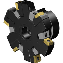 Sandvik Coromant - Indexable Slotting Cutters; Connection Type: Arbor Hole ; Maximum Depth of Cut (mm): 10.60 ; Cutter Diameter (mm): 100.00 ; Hole Diameter (mm): 27.0000 ; Number of Teeth: 6 ; Toolholder Style: R331.52 - Exact Tool & Supply