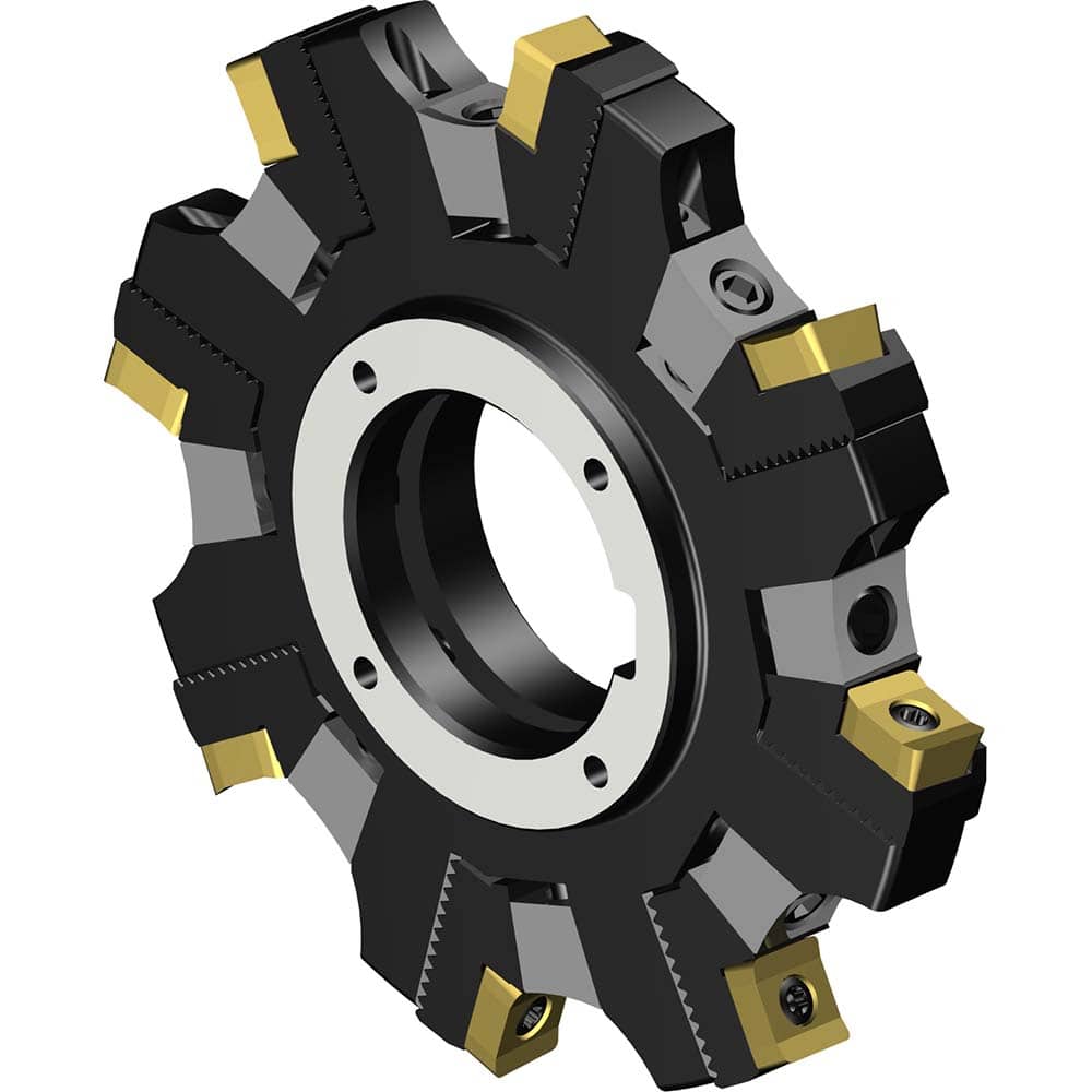 Sandvik Coromant - Indexable Slotting Cutters; Connection Type: Arbor Hole ; Maximum Depth of Cut (mm): 7.60 ; Cutter Diameter (mm): 100.00 ; Hole Diameter (mm): 32.0000 ; Number of Teeth: 8 ; Toolholder Style: R331.52 - Exact Tool & Supply