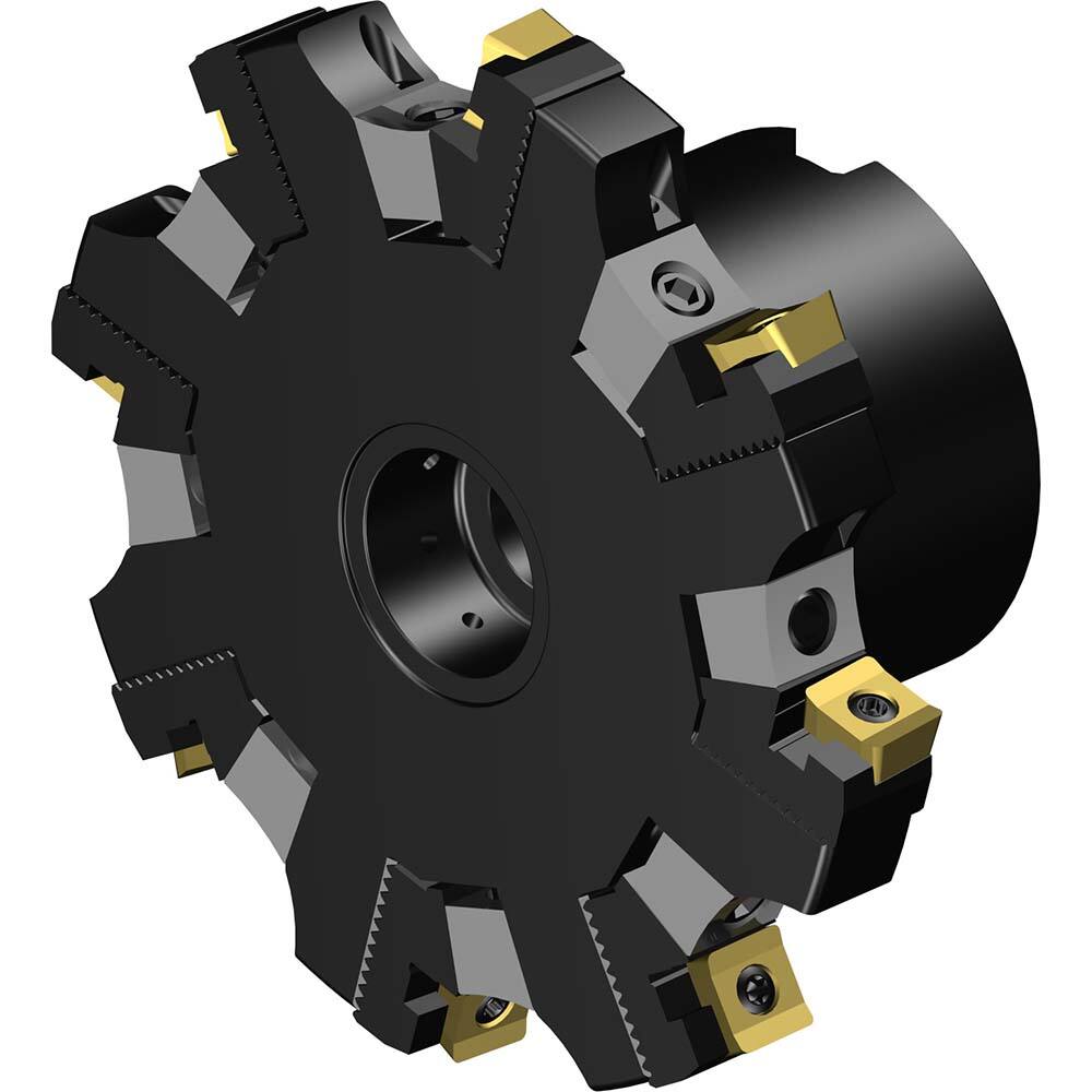 Sandvik Coromant - Indexable Slotting Cutters; Connection Type: Arbor Hole ; Maximum Depth of Cut (Decimal Inch): 0.2990 ; Cutter Diameter (mm): 101.00 ; Hole Diameter (Inch): 1.00 ; Number of Teeth: 8 ; Toolholder Style: R331.52 - Exact Tool & Supply