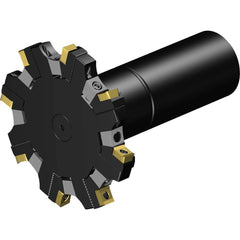 Sandvik Coromant - Indexable Slotting Cutters; Connection Type: Straight ; Maximum Depth of Cut (mm): 7.60 ; Cutter Diameter (mm): 100.00 ; Shank Diameter (mm): 40.0000 ; Number of Teeth: 8 ; Toolholder Style: R331.52 - Exact Tool & Supply
