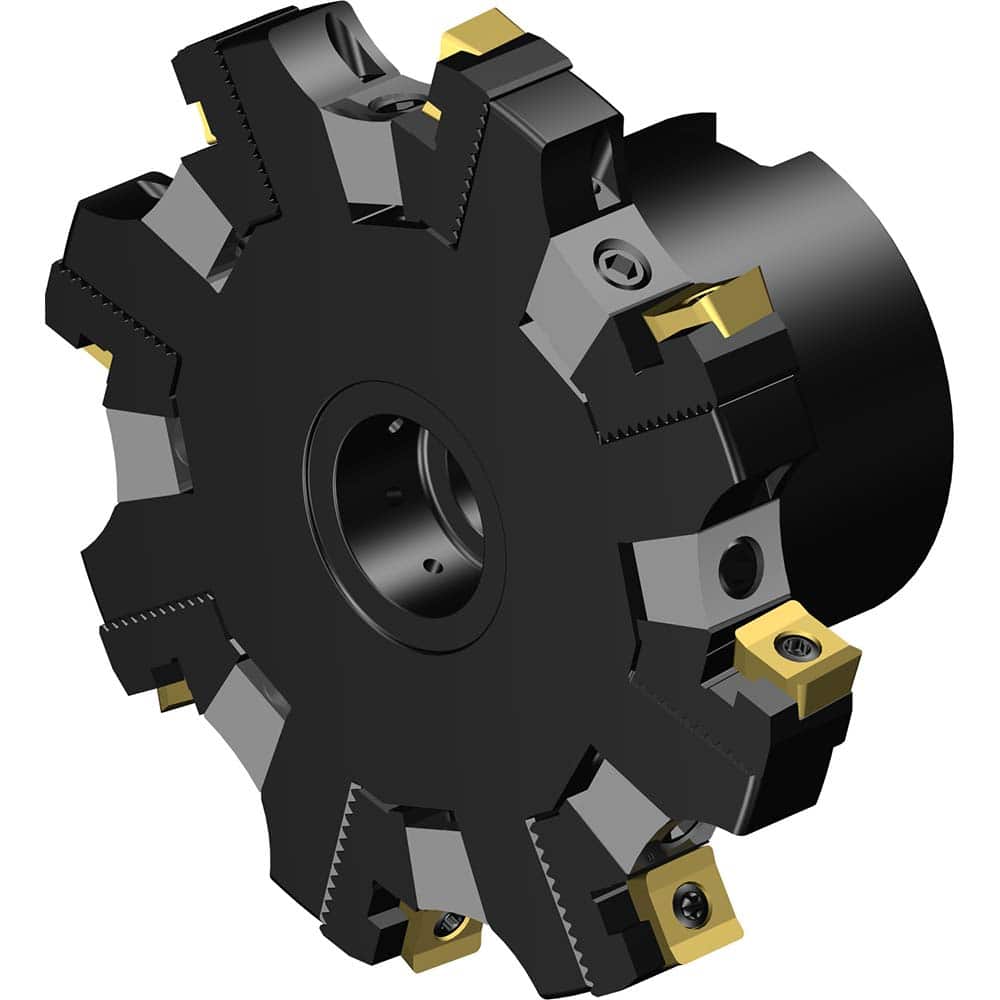 Sandvik Coromant - Indexable Slotting Cutters; Connection Type: Arbor Hole ; Maximum Depth of Cut (mm): 7.60 ; Cutter Diameter (mm): 100.00 ; Hole Diameter (mm): 27.0000 ; Number of Teeth: 8 ; Toolholder Style: R331.52 - Exact Tool & Supply