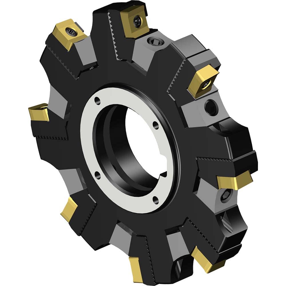Sandvik Coromant - Indexable Slotting Cutters; Connection Type: Arbor Hole ; Maximum Depth of Cut (Decimal Inch): 0.2990 ; Cutter Diameter (mm): 101.00 ; Hole Diameter (Inch): 1.25 ; Number of Teeth: 8 ; Toolholder Style: L331.52 - Exact Tool & Supply