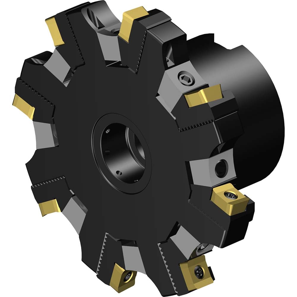 Sandvik Coromant - Indexable Slotting Cutters; Connection Type: Arbor Hole ; Maximum Depth of Cut (mm): 7.60 ; Cutter Diameter (mm): 100.00 ; Hole Diameter (mm): 27.0000 ; Number of Teeth: 8 ; Toolholder Style: R331.52 - Exact Tool & Supply
