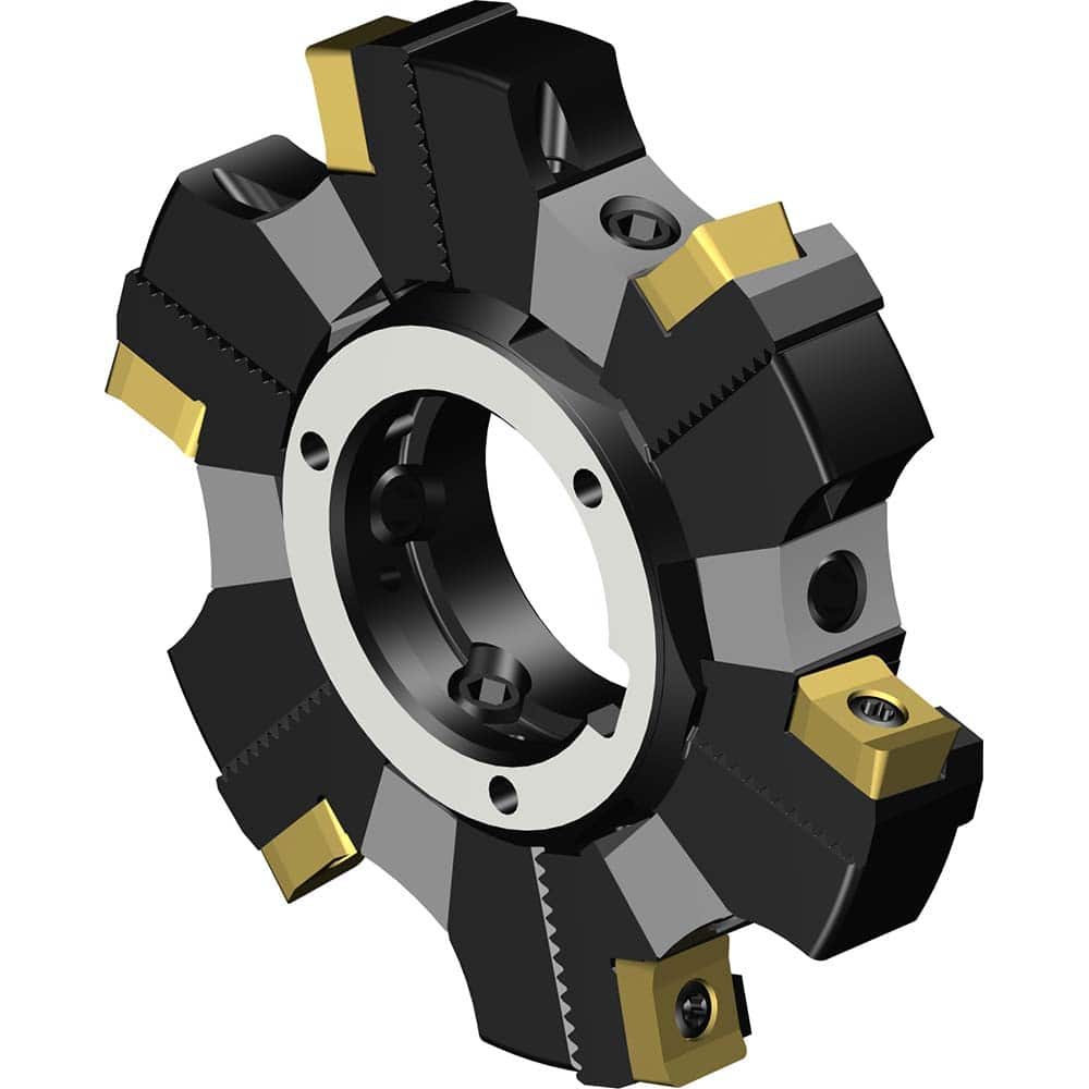 Sandvik Coromant - Indexable Slotting Cutters; Connection Type: Arbor Hole ; Maximum Depth of Cut (mm): 7.60 ; Cutter Diameter (mm): 80.00 ; Hole Diameter (mm): 27.0000 ; Number of Teeth: 6 ; Toolholder Style: R331.52 - Exact Tool & Supply