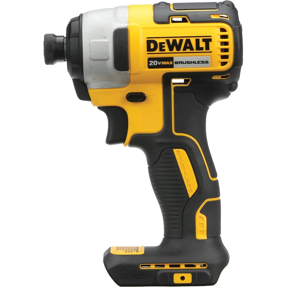 DeWALT - 20 Volt, 1/4" Drive, 1,500 In/Lb Torque, Battery Impact Driver - Exact Tool & Supply