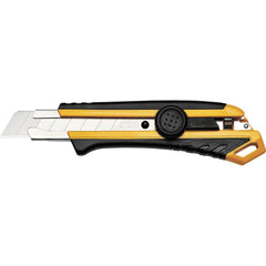 Komelon - Utility Knives, Snap Blades & Box Cutters; Type: Snap Off Knife ; Blade Type: Snap-Off ; Number of Blades Included: 1 ; Handle Material: ABS Plastic ; Color: Yellow ; Number of Points: 10 - Exact Tool & Supply