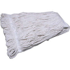 Ability One - Wet Mop Heads & Pads; Style: Loop End ; Material: Cotton ; Approximate Weight (oz.): 20 ; Mop Color: Natural ; Headband Size (Inch): 1-1/4 ; Connection Type: Clamp Jaw - Exact Tool & Supply