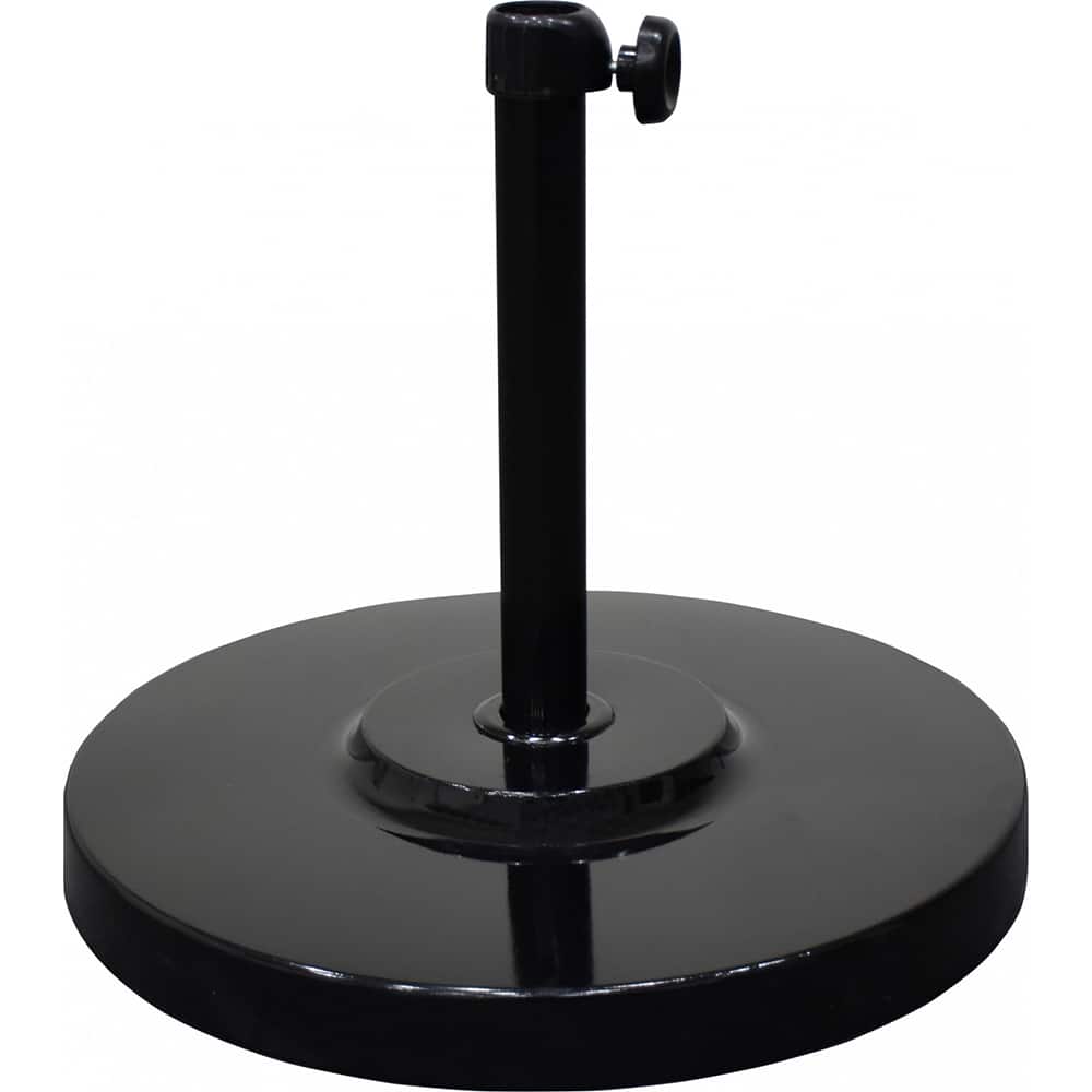California Umbrella - Patio Furniture Parts & Accessories; Type: Umbrella Base ; Material: Steel/Polycarbonate ; Color/Finish: Black - Exact Tool & Supply