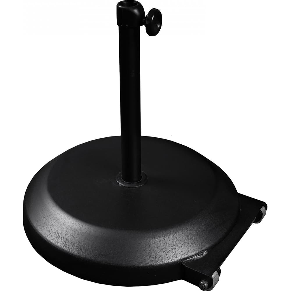 California Umbrella - Patio Furniture Parts & Accessories; Type: Umbrella Base ; Material: Steel/Polycarbonate ; Color/Finish: Black - Exact Tool & Supply