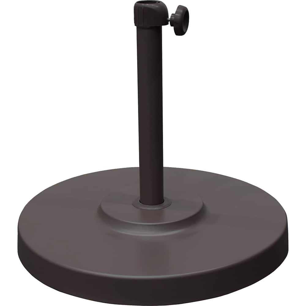 California Umbrella - Patio Furniture Parts & Accessories; Type: Umbrella Base ; Material: Steel/Polycarbonate ; Color/Finish: Bronze - Exact Tool & Supply