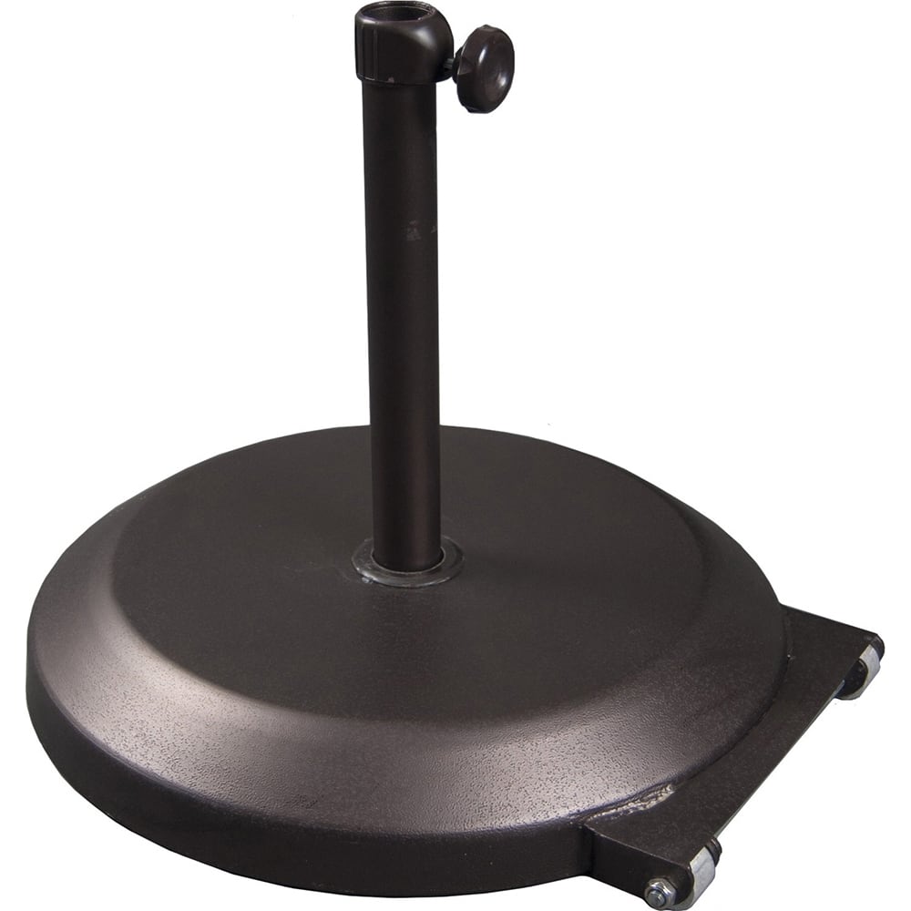 California Umbrella - Patio Furniture Parts & Accessories; Type: Umbrella Base ; Material: Steel/Polycarbonate ; Color/Finish: Bronze - Exact Tool & Supply