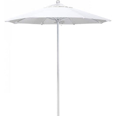 California Umbrella - Patio Umbrellas; Umbrella Diameter (Inch): 90 ; Height (Feet): 8.000 ; Fabric Color: White ; Base Included: No ; Frame Material: Aluminum ; Frame Color: White - Exact Tool & Supply