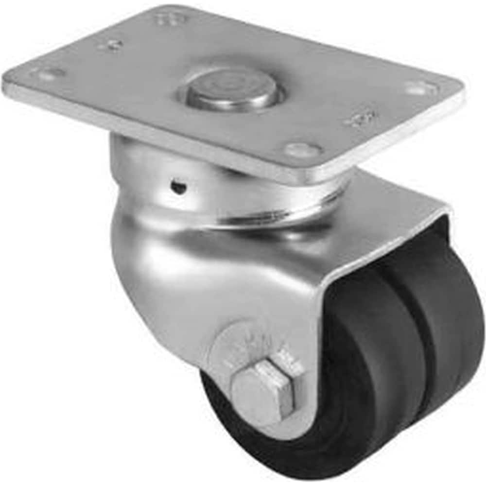 Linco - Standard Casters; Mount: Top Plate ; Style: Swivel ; Wheel Diameter: 2-1/2 (Inch); Wheel Width: 7/8 (Inch); Overall Height (Inch): 3-1/8 ; Load Capacity (Lb.): 400.000 - Exact Tool & Supply